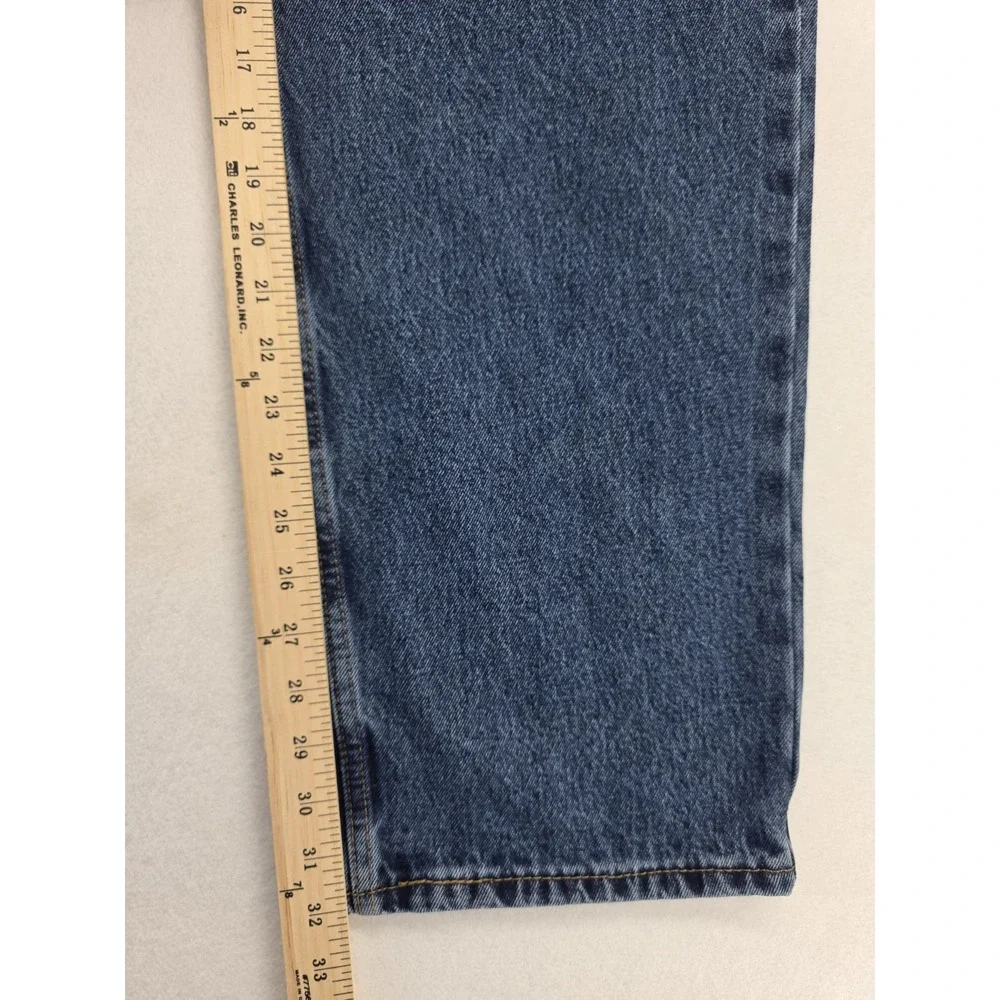 Levi's 550 Relaxed Fit Straight Leg Jeans Men's 40x34 Blue Denim Red Tab EUC